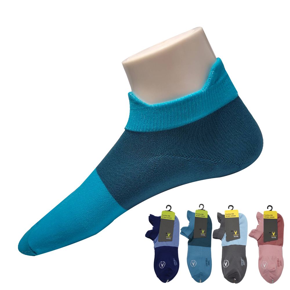 瑟夫貝爾 CERF BELL, 船襪, 吸濕速乾機能雙邊防磨襯口  款