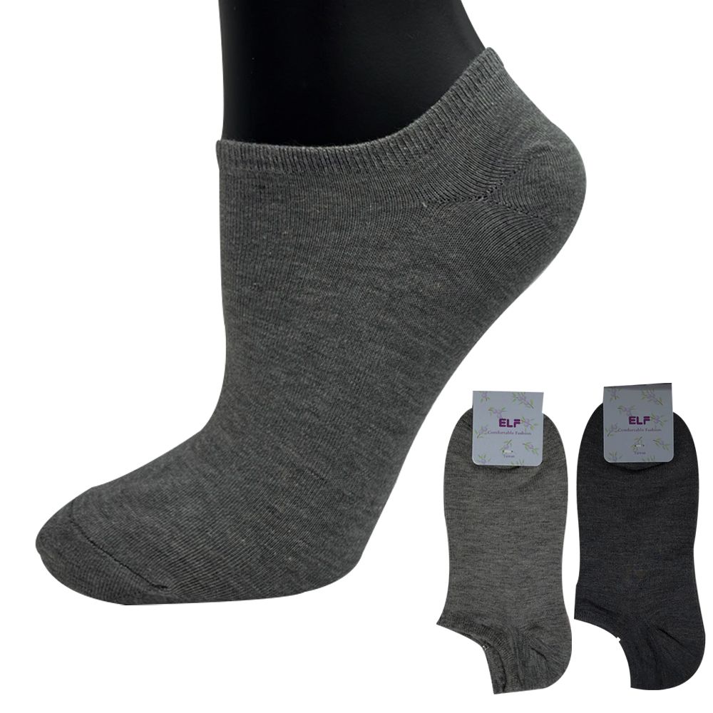 三合豐 ELF, 女性船襪/隱形襪, 精梳棉Y跟設計防脫落淺口 款